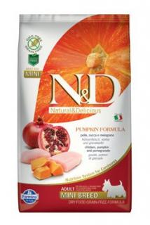 N&D GF Pumpkin DOG Adult MINI Chicken & Pomegranate 2,5 kg