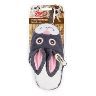 Plyšový pantofel králík 21 cm