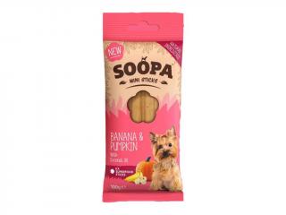 SOOPA Dentální tyčinky MINI s banánem a dýní 100 g