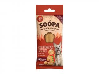 SOOPA Dentální tyčinky s vůní vánočního perníku 100 g