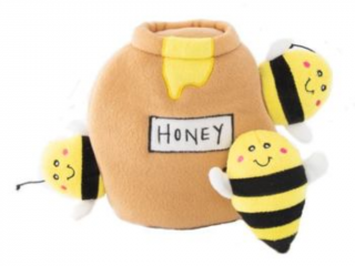 Včely v medu s pískátky 17 cm