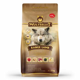 Wolfsblut RANGE LAMB Adult JEHNĚČÍ s celozrnou rýží 2 kg