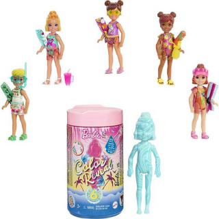 Barbie Color reveal Beach party - krabička s překvapením