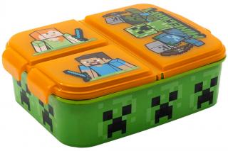Box na svačinu Minecraft dělený