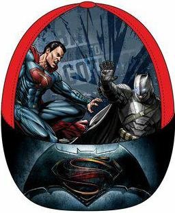 Dětská kšiltovka Batman vs. Superman červená bavlna vel. 52 Velikost: 52
