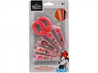 Dětské nůžky Minnie Mouse s vyměnitelnými ZIG-ZAG čepelemi