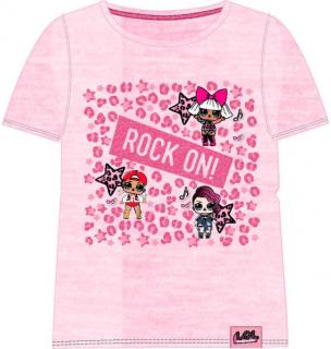 Dětské tričko L.O.L. Surprise Rock růžové Velikost: 104/111 (4-5 let)