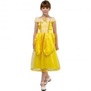 Dětský kostým Princezna žlutý Velikost kostýmu: L (10-12 let)