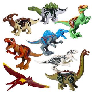 Figurky Jurský park dinosauři kompatibilní sada 8ks II 8cm