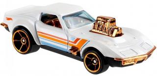 Hot Wheels Pearl and Chrome ´68 Corvette - Gas Monkey Garage tématické auto 50. výročí