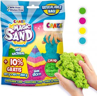 Kinetický písek Magic sand 250g Barva: RŮŽOVÁ