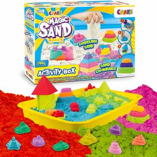 Kinetický písek Magic sand Activity box