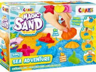 Kinetický písek Magic sand sada Mořské dobrodružství