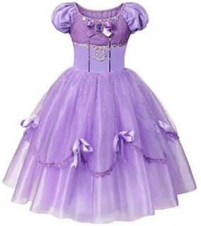 Kostým Princezna Sofie / šaty Princezna fialové Velikost šatů: 110
