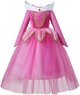 Kostým Šípková Růženka / šaty Šípková Růženka růžové Velikost šatů: 150