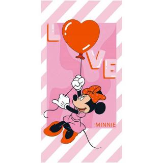 Osuška Minnie Mouse / ručník Minnie Mouse Love 70x140 bavlna