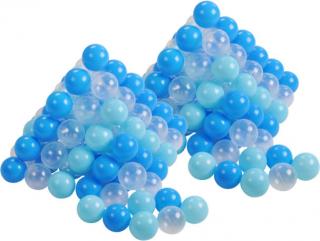 Plastové míčky / balonky / kuličky do bazénu a stanu modré atestované Počet ks: 100ks