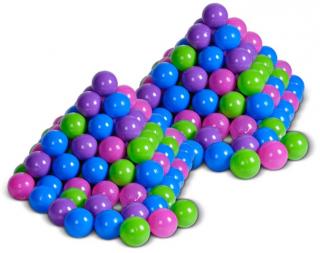 Plastové míčky / balonky / kuličky do bazénu a stanu pastelové atestované Počet ks: 100ks