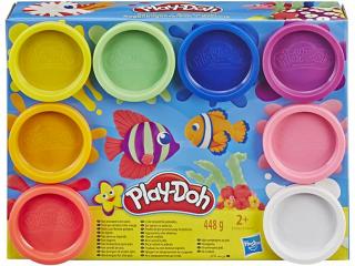Play-Doh sada 8 kelímků duhové barvy
