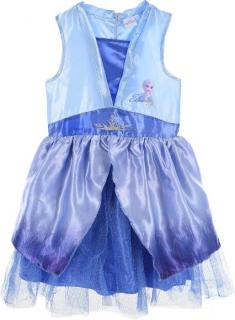 Šaty Frozen 2 Ledové království Elsa modré Velikost: 116 (6 let)