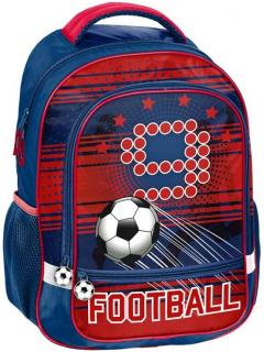 Školní batoh Fotbal ergonomický 43cm modrý