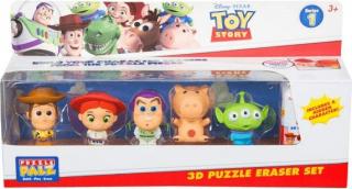 Toy Story figurky gumy na gumování + krabička s překvapením sada 6ks