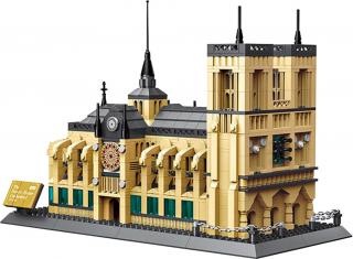 Wange Architect stavebnice Katedrála Notre Dame kompatibilní 1378 dílů