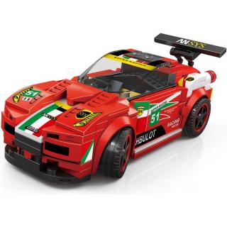 Wange Supercar stavebnice Ferrari Italia GT2 kompatibilní 164 dílů