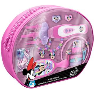 Zaplétač vlasů + bižuterie + vlasové doplňky Minnie Mouse dárková taštička
