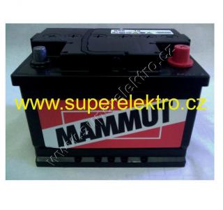 Autobaterie 62 Ah, 12V  MAMMUT typ S6219