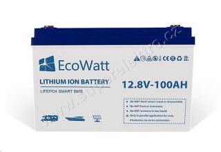 Baterie LiFePO4 12,8V 100Ah EcoWatt