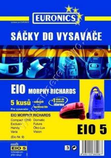 Sáčky do vysavače Jolly EIO5 (5+1+1ks) do vysav. EIO, MORPHY RICHARDS