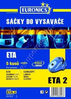 Sáčky do vysavače Jolly ETA2 (5+1ks) do vysav. ETA