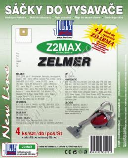 Sáčky do vysavače Jolly Z2 MAX (4+1+1ks) SMS sáčky textilní do vysav. ZELMER