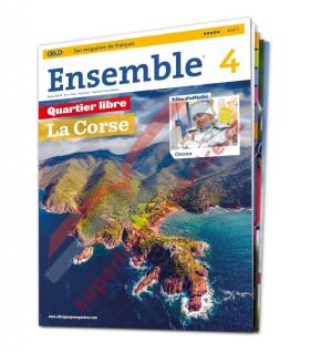 Tištěný časopis pro výuku francouzštiny Ensemble B2 - C1