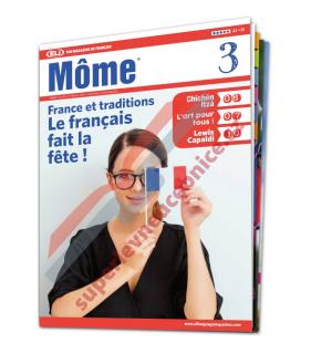 Tištěný časopis pro výuku francouzštiny Môme A2 - B1