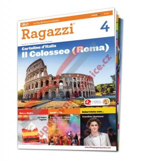 Tištěný časopis pro výuku italštiny Ragazzi B1 - B2