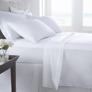 Aaryans Bavlněné povlečení MONO bílé hotel SET 2x 140x200/70x90