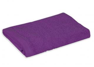 Aaryans froté ručník , 50x100 cm, fialový