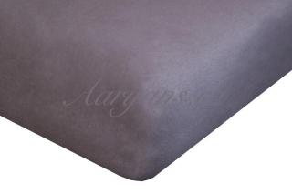 Aaryans Jersey prostěradlo tmavě šedé Rozměry: 90 x 200 cm