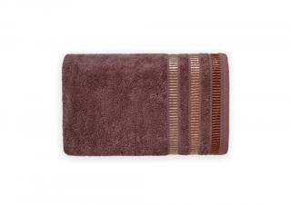 Froté ručník Saggita čokoládový, 50x90 cm