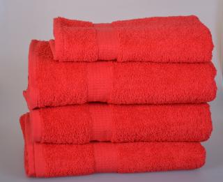 Froté ručník SPRING , 50x100 cm, Červený kusy: 1ks