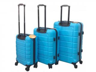 Sada 3 skořepinových kufrů JB 2055 Barva: Modrá