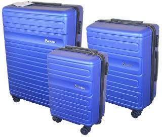 Sada 3 skořepinových kufrů JB 2066 Barva: Modrá