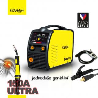Svařovací stroj GeniMig 220 LCD + svařovací hořák 150A 4m ULTRA + svařovací kabely 3m Varianta setu: Svařovací stroj + svařovací hořák 150A 4m +…