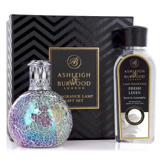 Ashleigh & Burwood – sada katalytická lampa Fairy Ball malá, náplň Fresh Linen (Čišté prádlo) 250 ml