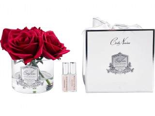Côte Noire – kytice 5 parfémovaných růží Carmine Red