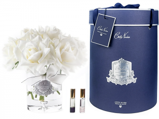 Côte Noire – Luxury Grand Bouquet kytice 13 parfémovaných růží Ivory White