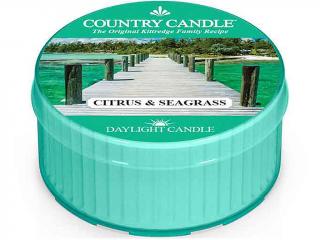 Country Candle – vonná svíčka Citrus & Seagrass (Citrusy a mořská tráva), 35 g