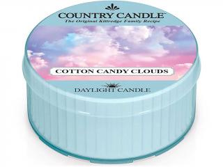 Country Candle – vonná svíčka Cotton Candy Clouds (Obláčky cukrové vaty), 35 g